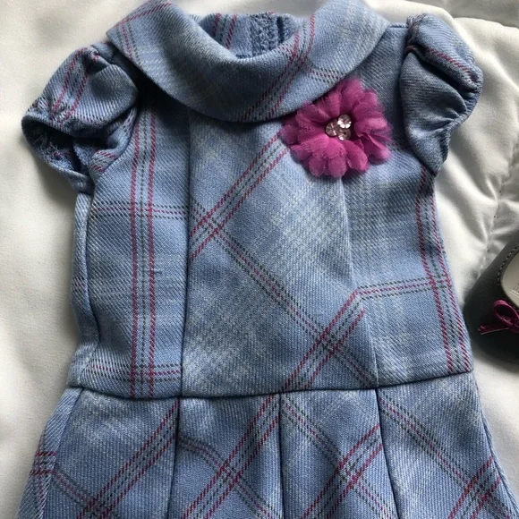 American Girl Sweet School Dress and shoes - Picture 2 of 6